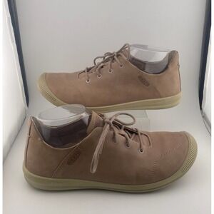 Keen Lorelaii II lace up sneaker women's sz 8.5 light taupe dusty lavender EUC